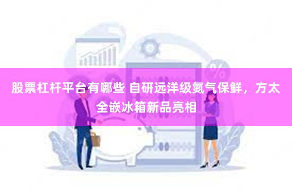 股票杠杆平台有哪些 自研远洋级氮气保鲜，方太全嵌冰箱新品亮相