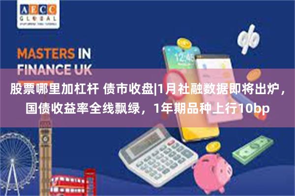 股票哪里加杠杆 债市收盘|1月社融数据即将出炉，国债收益率全线飘绿，1年期品种上行10bp