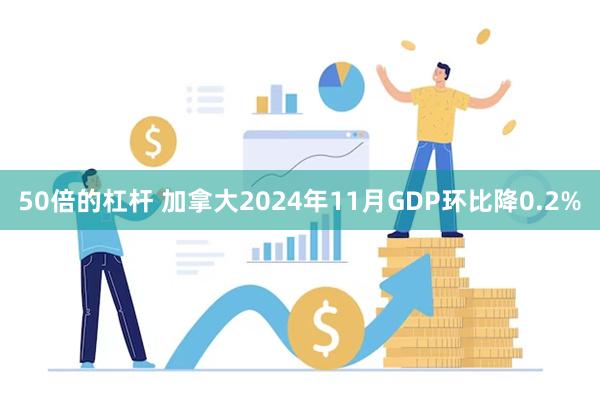 50倍的杠杆 加拿大2024年11月GDP环比降0.2%