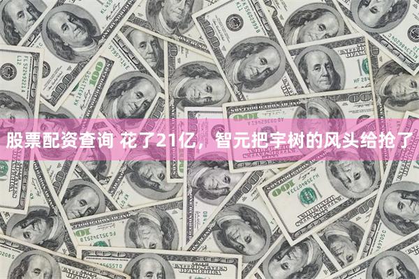 股票配资查询 花了21亿，智元把宇树的风头给抢了