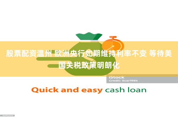 股票配资温州 欧洲央行如期维持利率不变 等待美国关税政策明朗化
